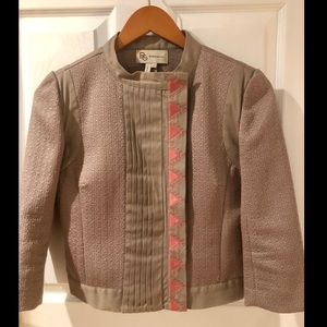 BCBG embroidered cropped jacket